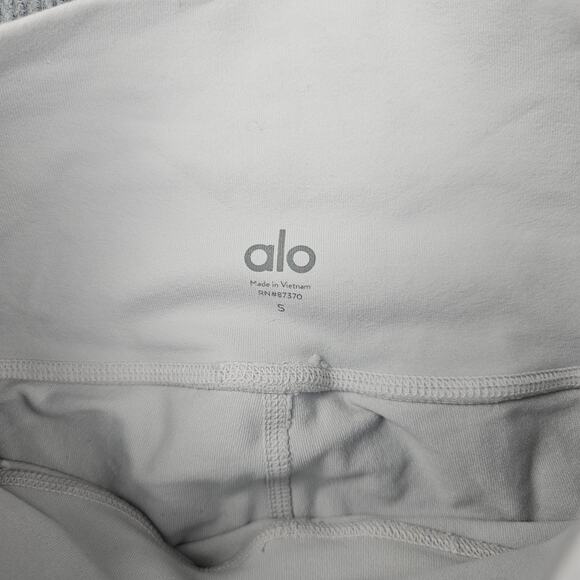 Alo Yoga Leggings Womens Small Gray Colorblock High Waist Yoga Athletic Sheila - Picture 5 of 7